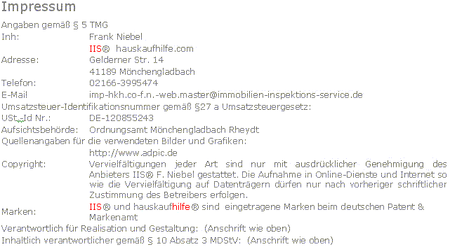 Impressum, bitte Bildansicht einschalten